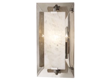 Robert Abbey Gemma Nickel Wall Sconce For Cheap