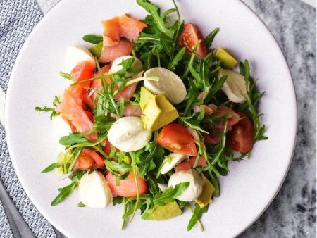 Smoked Salmon, Avocado & Bocconcini Salad Discount