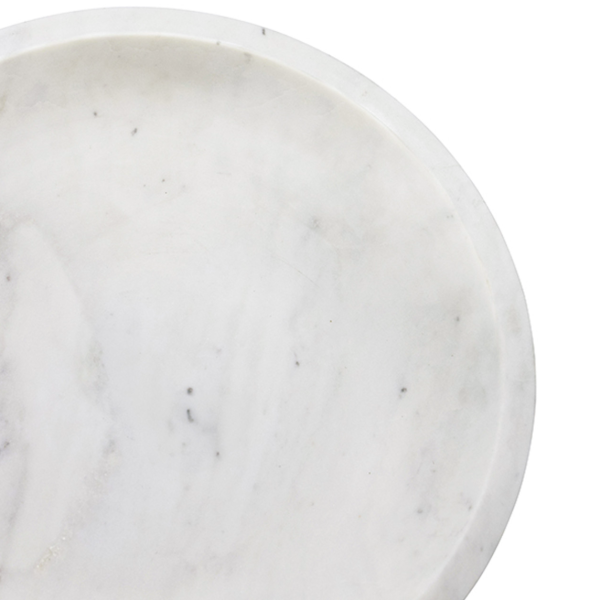 Brissa Marble & Brass Pedestal Bowl For Discount