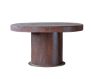 Reclaimed Metal Boiler 55  Round Dining Table - Matthew Izzo Collection Online Hot Sale