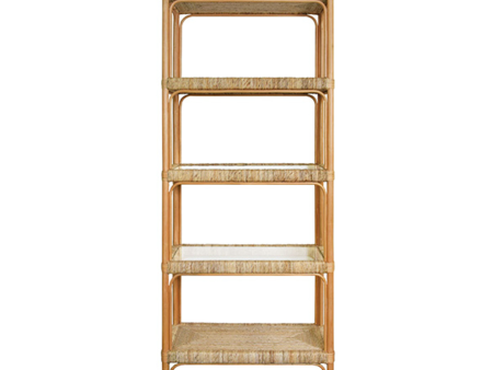 Hawthorn Rattan & Seagrass Etagère Discount