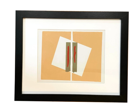 Barbara Beck Framed and Matted 1969 Woodblock Print Edition of 20 Online now