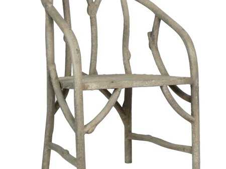 Faux Bois Barrel Chair - Matthew Izzo Collection Online Hot Sale