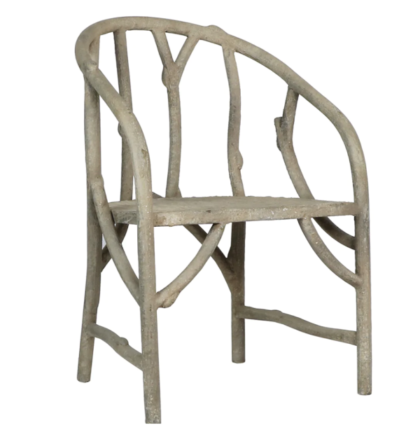 Faux Bois Barrel Chair - Matthew Izzo Collection Online Hot Sale