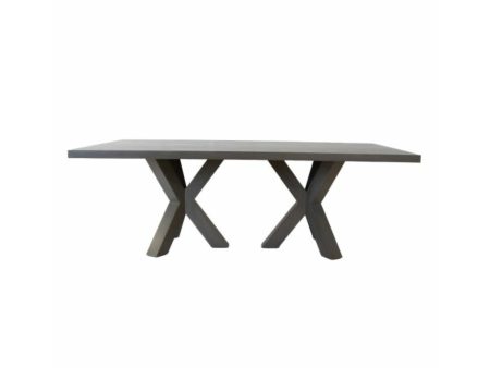 Haines 86  Smoke Grey Dining Table on Sale