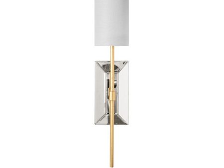 Virginia Wall Sconce - Gold Leaf or Nickel Online