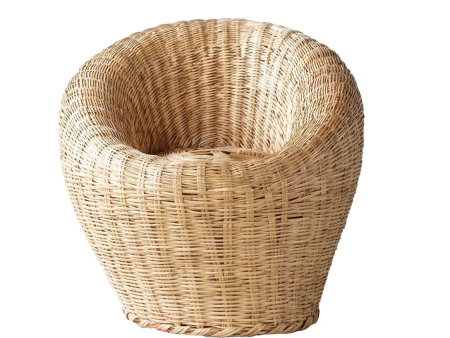 Modern Rattan Club Chair - Matthew Izzo Collection Fashion