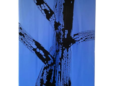 Matthew Izzo Abstract Acrylic and Oil Painting,  Black Tree  (2020) Fashion