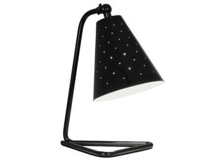 Robert Abbey Pierce Black Task Table Lamp on Sale