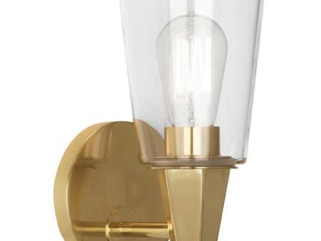 Robert Abbey Wheatley Brass Wall Sconce on Sale