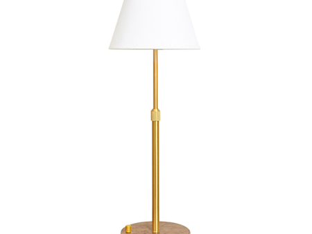 Jace Rechargeable and Adjustable Brass Table Lamp Online