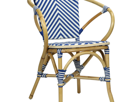 Cannes Indoor Outdoor Rattan Arm Chair - Matthew Izzo Collection Online now