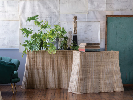 Context Rattan Console Table - Matthew Izzo Collection on Sale