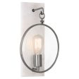 Robert Abbey Fineas Antique Nickel Wall Sconce Online now