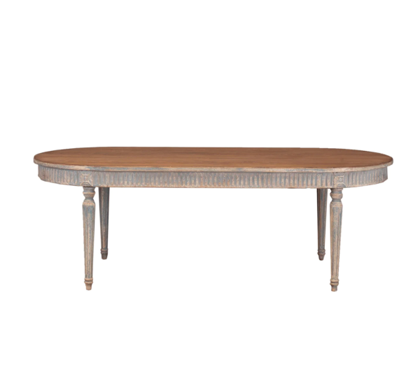 Cassis 89  Pine Wood Dining Table - Matthew Izzo Collection For Cheap