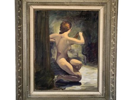 RARE Mid-Century Figure Painting by Giragos Der Garabedian Supply