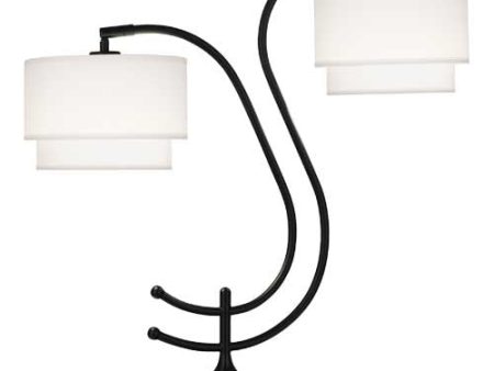 Robert Abbey Charlee Matte Black Table Lamp For Discount