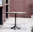 Avignon White Marble & Cast Iron 29  Square Bistro Table - Matthew Izzo Collection For Discount