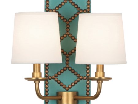 Robert Abbey Williamsburg Lightfoot Double Sconce Supply