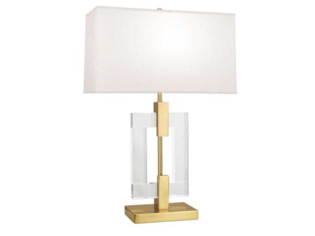 Robert Abbey Lincoln Brass Table Lamp For Discount