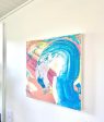 Matthew Izzo Abstract Acrylic Painting,  Ride the Wave  (2021) Online