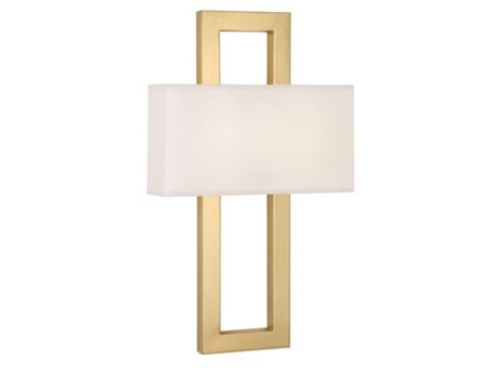 Robert Abbey Doughnut Modern Brass Wall Sconce Online Sale