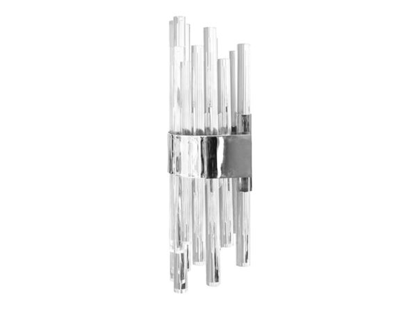 Worlds Away Natasha Nickel Wall Sconce on Sale