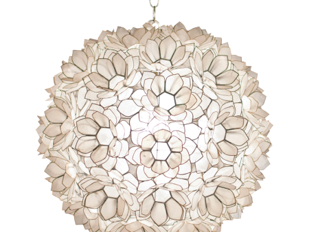 Worlds Away Jupiter Capiz Shell Floral Pendant Online