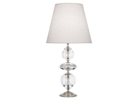 Williamsburg Orlando Nickel Linen Table Lamp Discount