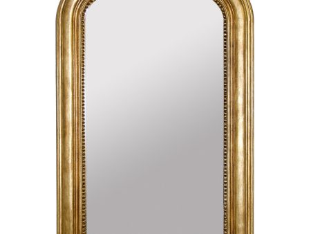 Waverly Gold Leaf Wall Mirror For Cheap