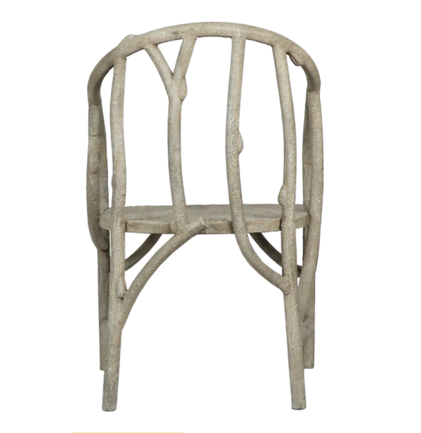 Faux Bois Barrel Chair - Matthew Izzo Collection Online Hot Sale