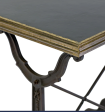 Avignon Black Cast Iron 32  Square Bistro Table - Matthew Izzo Collection Online now