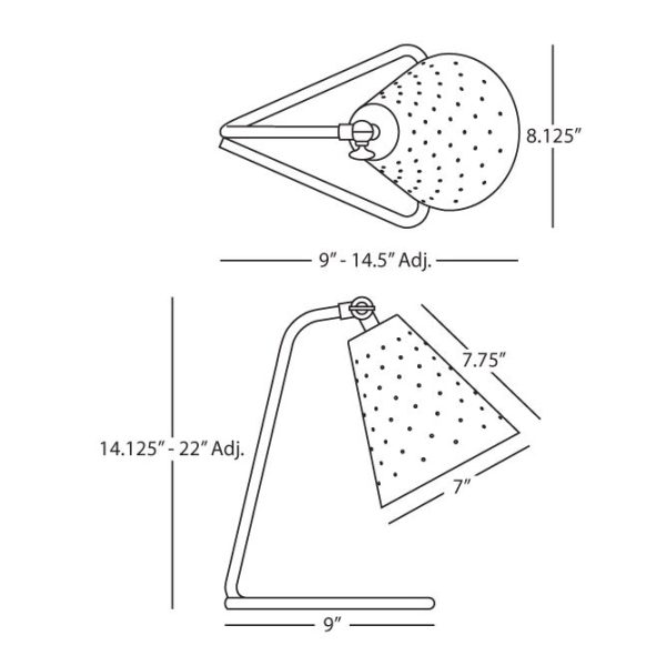 Robert Abbey Pierce Pumpkin Task Table Lamp Supply