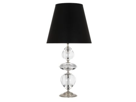 Williamsburg Orlando Nickel Black Table Lamp Discount