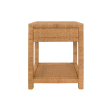 Allison One Drawer Rattan End Table Online Hot Sale