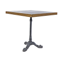 Avignon Black Cast Iron 29  Square Bistro Table - Matthew Izzo Collection Online