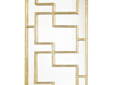 Worlds Away Lotus Oriental Mirror on Sale