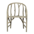 Faux Bois Barrel Chair - Matthew Izzo Collection Online Hot Sale