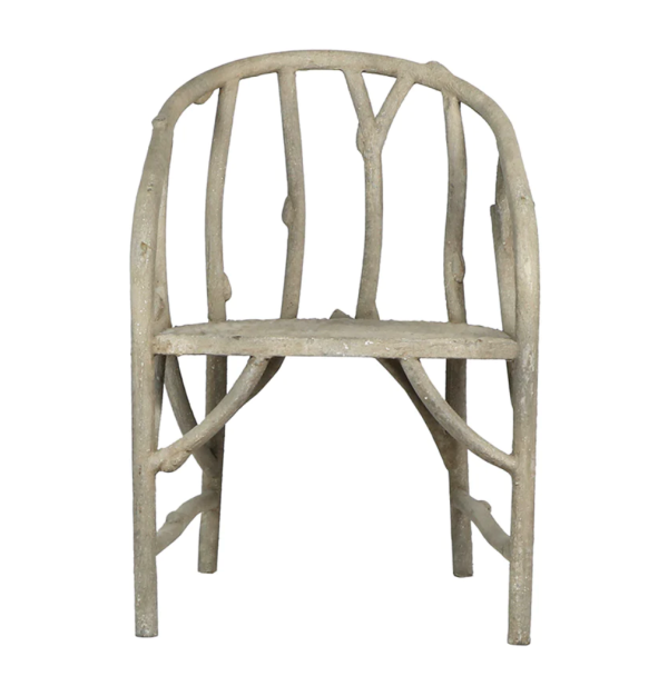 Faux Bois Barrel Chair - Matthew Izzo Collection Online Hot Sale