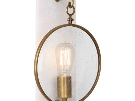 Robert Abbey Fineas Aged Brass Wall Sconce For Cheap