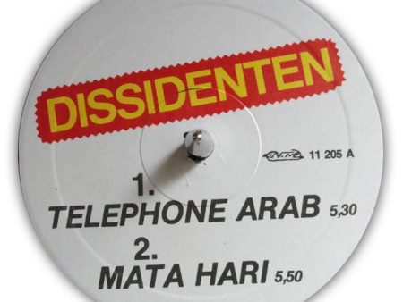 DISSIDENTEN - Telephone Arab   Mata Hari . 12  Vinyl Online Sale