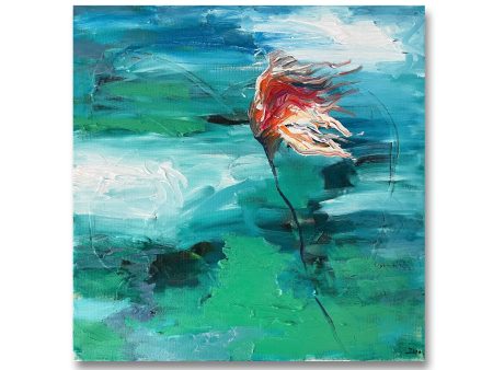 Flowers in the Wind Series - Oil Painting on Canvas by Matthew Izzo For Discount