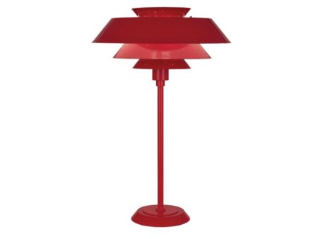 Robert Abbey Pierce Red Table Lamp Supply