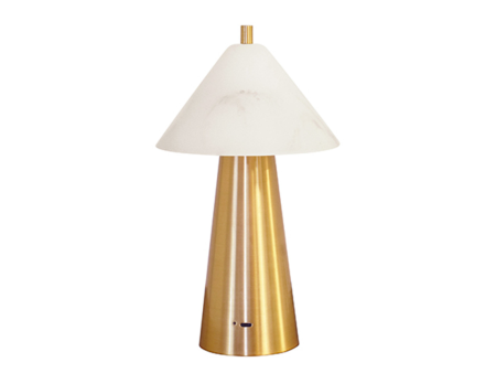 Farley Modern Rechargeable Brass Mini Table Lamp Online now