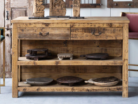 Rustic Timbers Frame Island Buffet - Matthew Izzo Collection Supply