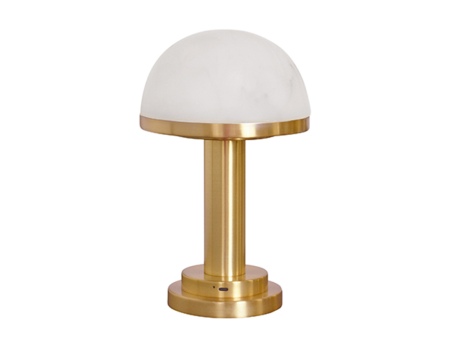 Ike Modern Brass Rechargeable Table Lamp Hot on Sale