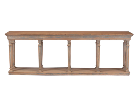 Cassis 98  Pine Wood Console Table - Matthew Izzo Collection Discount