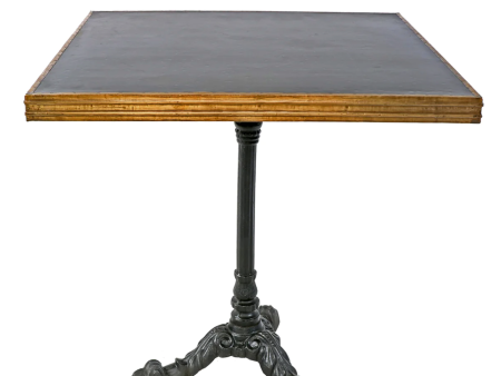 Avignon Black Cast Iron 29  Square Bistro Table - Matthew Izzo Collection Online