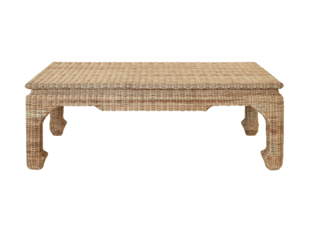 Guinevere Rattan Coffee Table Sale