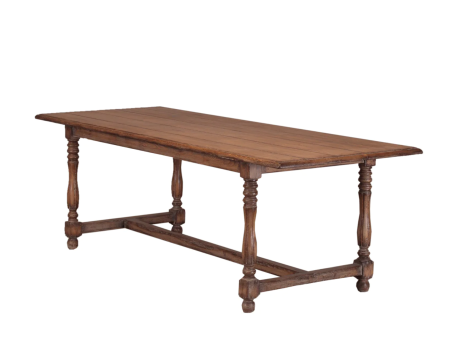 Pembroke Pine Wood Farmhouse Dining Table - Matthew Izzo Collection Sale